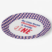 リトル・ルーキー野球1歳の誕生日 ペーパープレート (アングル)