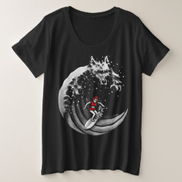 リトル・レッド・サーフィング・フード プラスサイズTシャツ