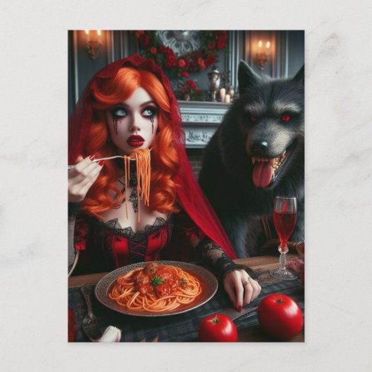 リトル・レッド・ダークファンタジー ポストカード (正面)