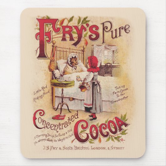 リトル・レッド・ライディング・フード・ココア マウスパッド (正面)