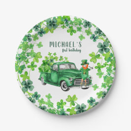 リトル・レプレシャウン・トラックの誕生日パーティー ペーパープレート