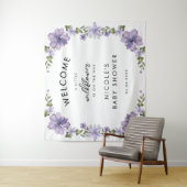 リトル ワイルドフラワーがやってくる！ベイビーシャワー タペストリー (インサイチュ)