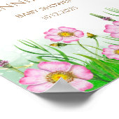 リトル・ワイルドフラワーが歓迎ポスターに乗っている ポスター (角)