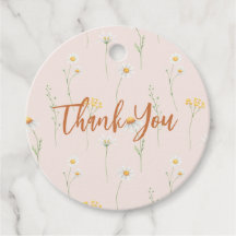 リトル ワイルドフラワー サンクス ギフトタグ