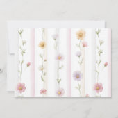 リトル ワイルドフラワー フォト サンクス カード (裏面)