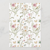 リトル ワイルドフラワー ベイビー ワード スクランブル ゲーム カード (裏面)