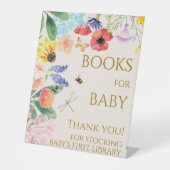 リトル ワイルドフラワー Bee 赤ちゃんのお披露目 本 ギフト サイン (正面)