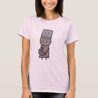 リトル・ワンのベーカーオーガニック女子はTシャツを着た Tシャツ