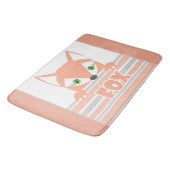 リトル、好奇心の強いキツネ バスマット (アングル)