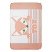 リトル、好奇心の強いキツネ バスマット (正面縦)