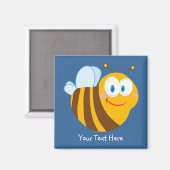 リトル(昆虫)マルハナバチパーソナライズされた(R) マグネット (正面/裏面)