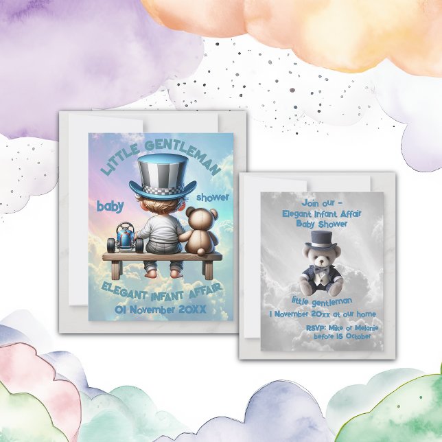リトル・紳士の赤ちゃんシャワー | (クリエイターアップロード済み)