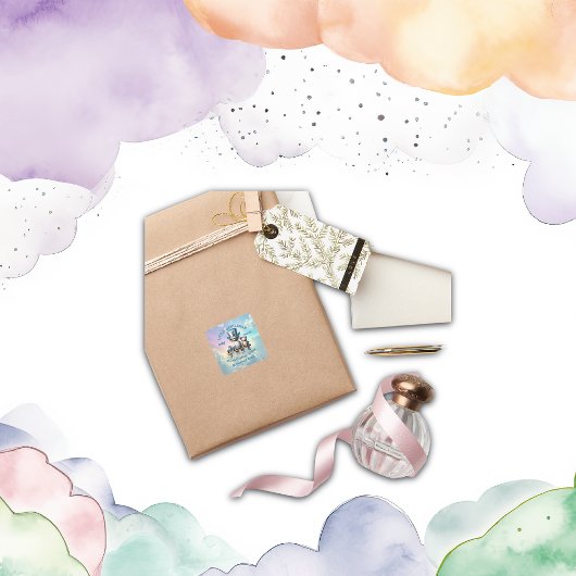 リトル・紳士の赤ちゃんシャワー | スクエアシール