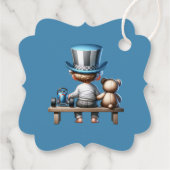 リトル・紳士の赤ちゃんシャワー | フェイバータグ (裏面)