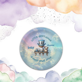 リトル・紳士の赤ちゃんシャワー | ペーパープレート