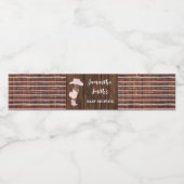 リトルAAk女性のカーボーイウエスタンベビーシャワー ペットボトルラベル (シングルラベル)