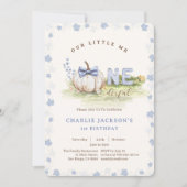 リトルMr.オンダーフル弓タイパンプキン1歳の誕生日 招待状 (正面)