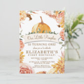 リトルPUMPKIN秋フローラ誕生日パーティインビタティ 招待状 (スタンド正面)