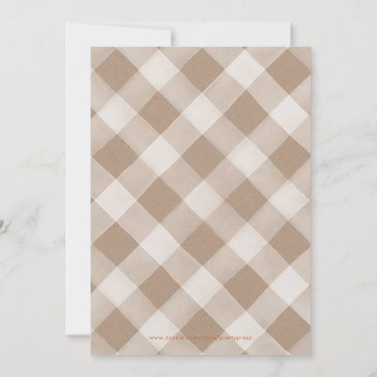 リトルPUMPKIN秋フローラ誕生日パーティインビタティ 招待状 (裏面)