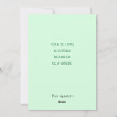 リトルRVキャンパークリスマスフラットカード シーズンカード (裏面)