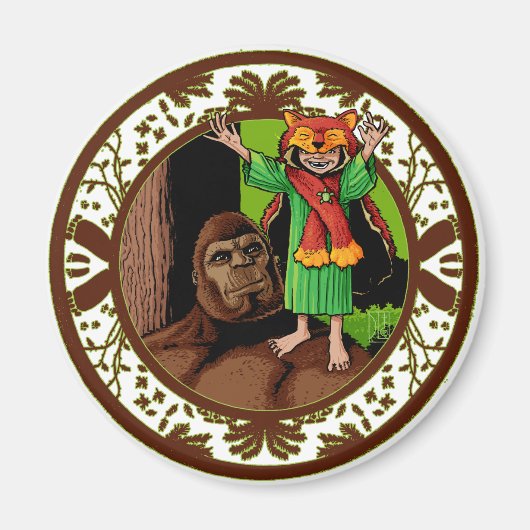 リトレッドマイティニズビグフットパパ マグネット (正面)