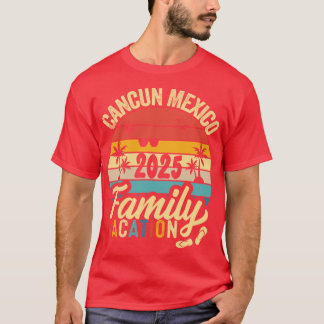 リトロ ファミリー バケーション 2025 カンクン メキシコ おそろい S Tシャツ