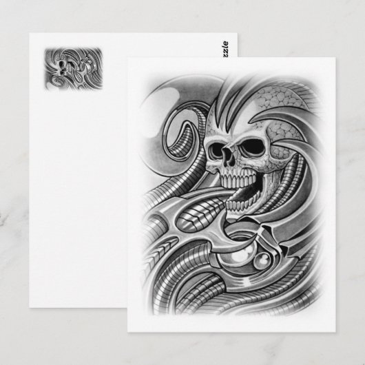 リトンTATTOOPotcard ポストカード (正面/裏面)