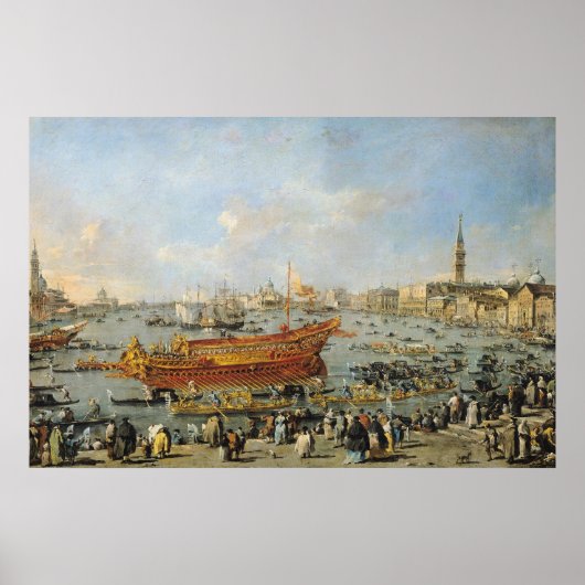 リドのための「ブケンタウロス」の出発 ポスター (正面)