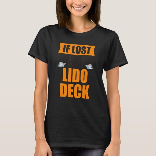 リドもし失ったデッキコーディネートに戻って Tシャツ (正面)