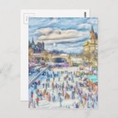 リドゥカナルオタワカナダ ポストカード (正面/裏面)