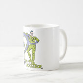リドラー&ロゴグリーン コーヒーマグカップ (正面右)
