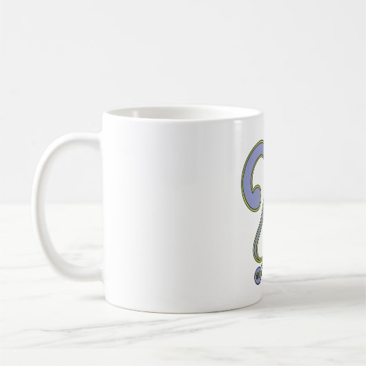 リドラー&ロゴグリーン コーヒーマグカップ (左)