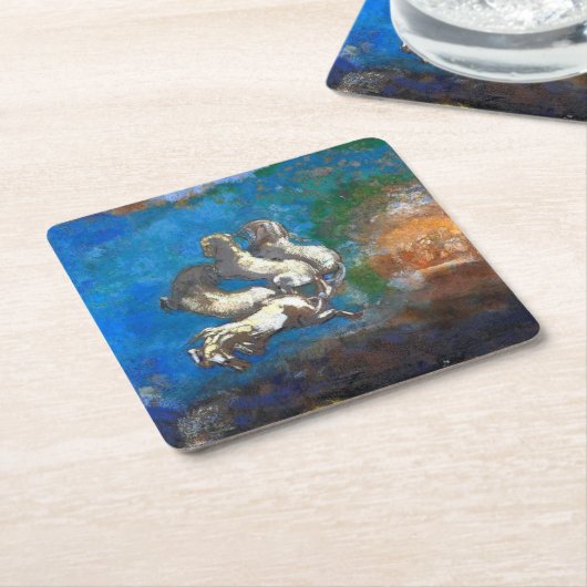 リドン・アポロの戦車 スクエアペーパーコースター (アングル)