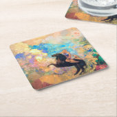 リドン・ペガサスのミューズ スクエアペーパーコースター (アングル)