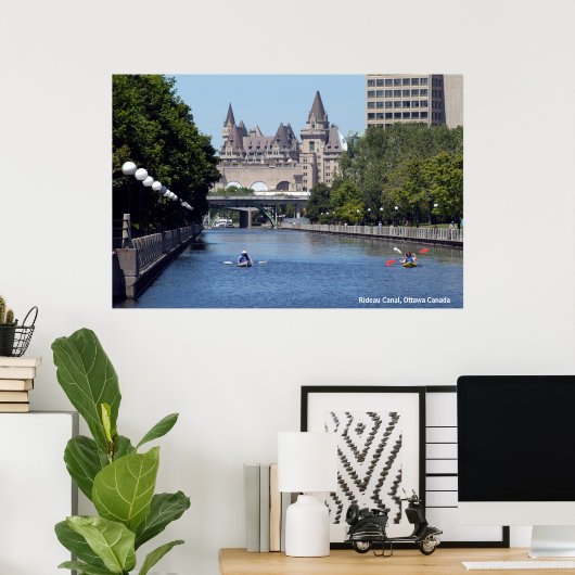 リドー運河 ポスター (ホームオフィス)