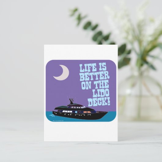 リド甲板 ポストカード (スタンド正面)