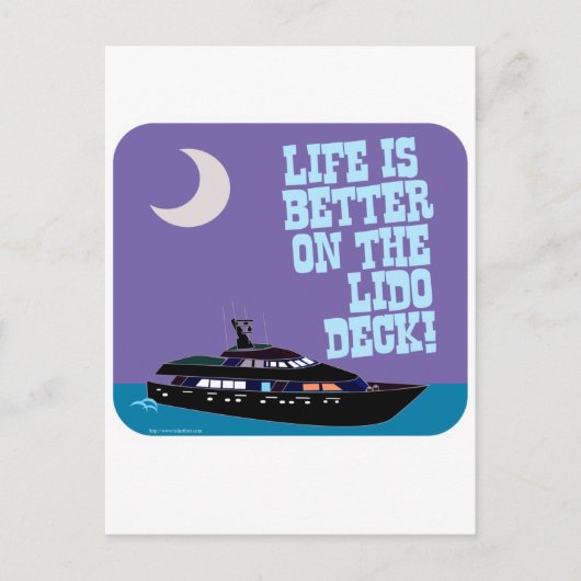 リド甲板 ポストカード (正面)