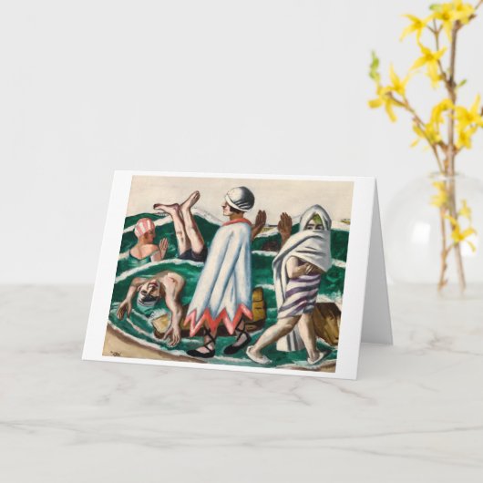 リド |マックス・ベックマン | カード (黄色い花)