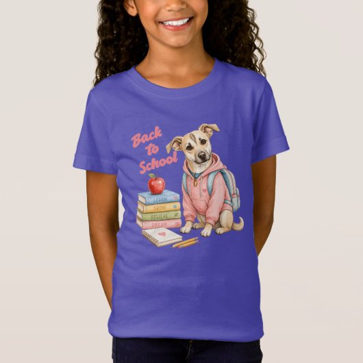 リナと学ぶ新学期 Tシャツ (正面)