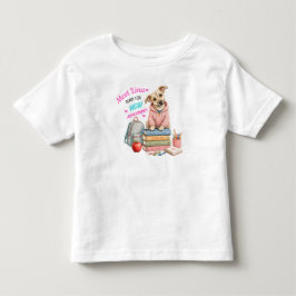 リナの学校冒険記へようこそ! トドラーTシャツ