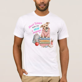 リナの学校冒険記へようこそ! Tシャツ