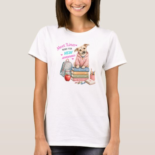 リナの学校冒険記へようこそ! Tシャツ (正面)