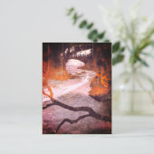 リナンダラ凍っていによる川の橋 ポストカード (スタンド正面)