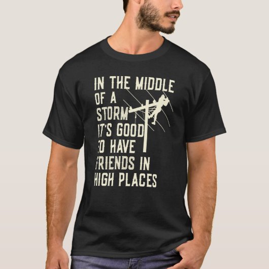 リナ感謝していンマン引用文電気リネマン電気 Tシャツ (正面)