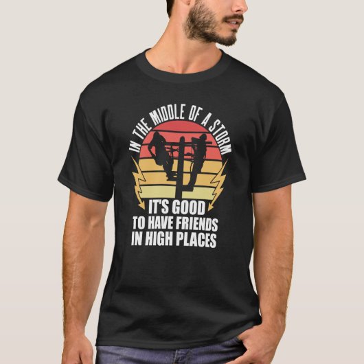 リナ感謝していンマン引用文電気リネマン電気 Tシャツ (正面)