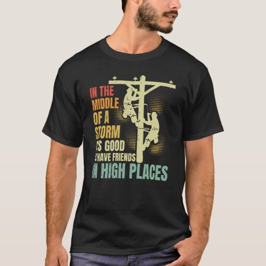 リナ感謝していンマン引用文電気リネマン電気 Tシャツ (正面)