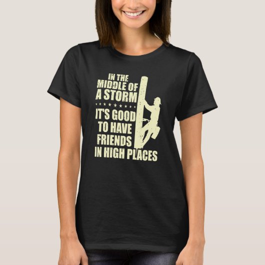 リナ感謝していンマン引用文電気リネマン電気 Tシャツ (正面)