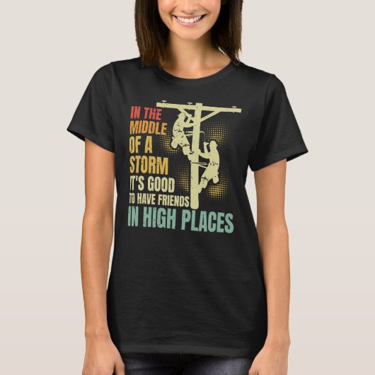 リナ感謝していンマン引用文電気リネマン電気 Tシャツ (正面)