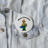 リナ最高のンマンボタン – Tanned MaleまたはBlack African 缶バッジ (インサイチュ)