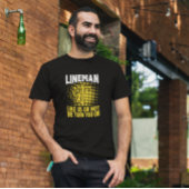 リニおもしろいマン引用文電線管 Tシャツ